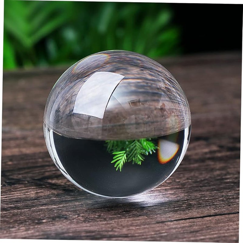 كرة زجاجية كريستال شفافة للتصوير والتأمل وديكور الفونج شوي - Image 3